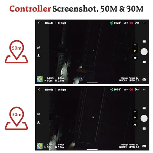 Image of FPVtosky Nighttime Reflective Drone Landing Pad, Fast-fold Double Sided Waterproof Landig Pad Weighted for DJI Lito X1 /Mini 5 Pro / 4 /3 Pro /Mini 4k / Mavic 4 / Air 3s / Avata 2 / Neo /Flip