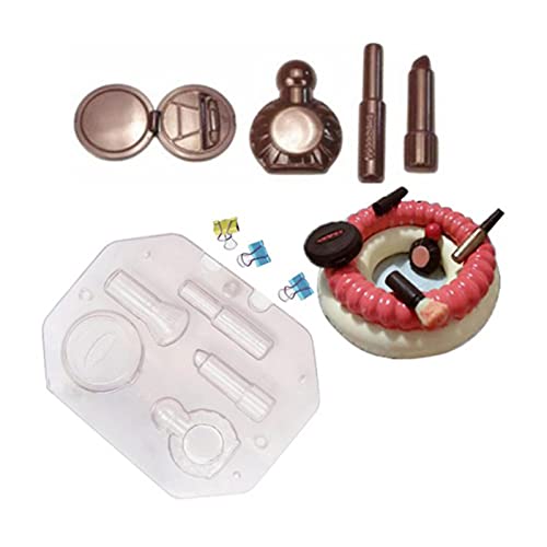 CUICUI Nouveau Cas Cosmétique 3D Moule À Chocolat Outils De Maquillage Bricolage Réutilisables Moule À Bonbons Pâte À Sucre Moule Outils De Décoration De Gâteau