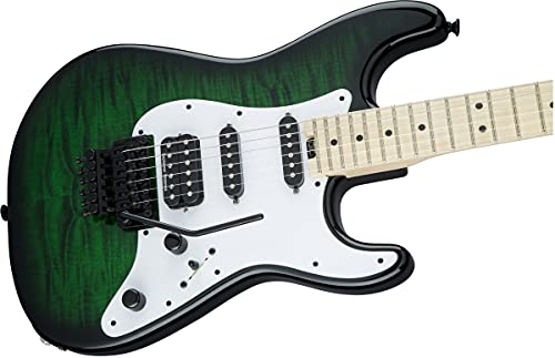 Jackson USA Signature Adrian Smith San Dimas SDQM MN Transparent Green Burst – Guitare Électrique - Les Beatles, Paul McCartney, John Lennon, RIngo Starr, George Harrison Jackson USA Signature Adrian Smith San Dimas SDQM MN Transparent Green Burst - Guitare Électrique – Image 8