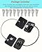 10 Pack Refrigerator Lock Replacement Keys for Fridge Cabinet Locks, Universal Spare Key (Lock not Included - Keys Only)