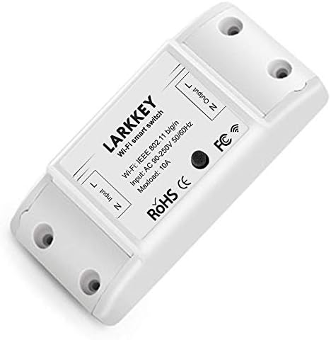 Mini WiFi Smart Switch | Wireless Remote Control Mini Wifi Circuit Break for Household Appliances Compatible with Alexa, Google Assistant and IFTTT, No Hub Needed; DIY Your Home via iPhone Android App