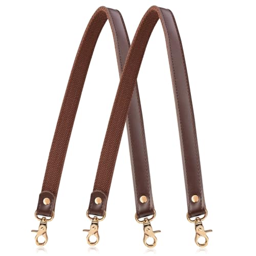 Allzedream Genuine Leather Purse Strap Sewing Canvas Replacement Handbag Shoulder