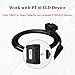 VZG OBD2 16 Pin to 10 Pin Adapter Cable for PT30 HOS ELD Logbook,Compliant ECM w/DOT,Compatible with OBD 16pin Diagnostic Connector,Work for Freighliner/Kenworth/Peterbilt/Westernstar Truck