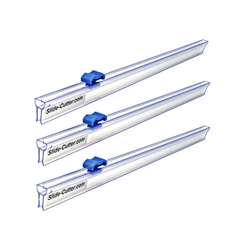 3 Slide Cutter Replacements for Your 24” Plastic Food Wrap Boxes - 26” Long Rails - Direct to You from Our USA Warehouse - Mymicco # 3026