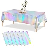 Contenu du Colis: Nappe d'anniversaire est vendu par lot de 6, emballé individuellement pour plus de propreté et de transport. Chaque feuille mesure environ 137 x 274 cm, ce qui la rend adaptée à la plupart des tables. Ce nappe anniversaire peut être découpé à la taille souhaitée et plusieurs feuilles peuvent être assemblées pour créer une connexion harmonieuse, idéale pour les grandes fêtes.