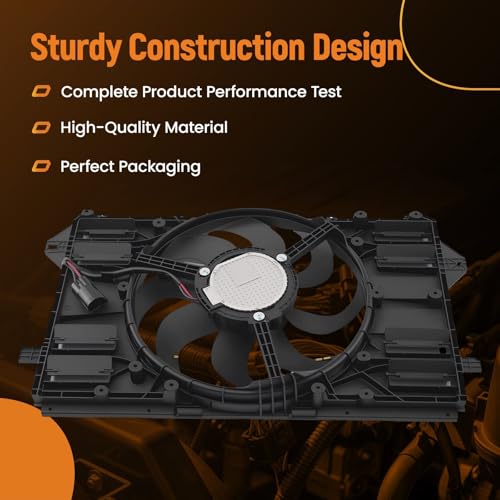 Image of maXpeedingrods Radiator Cooling Fan Assembly with Shroud for Buick Envision 2017-2020, 23365567 84190683 GM3115293