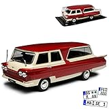 gaz 69 modell 1 43 Aus Metall mit Plastikteilen. Unbekannt GAZ Start Wohnwagen Rot Beige Basis Wolga GAZ Volga M-21 1956-1970 1/43 Modellcarsonline Modell Auto