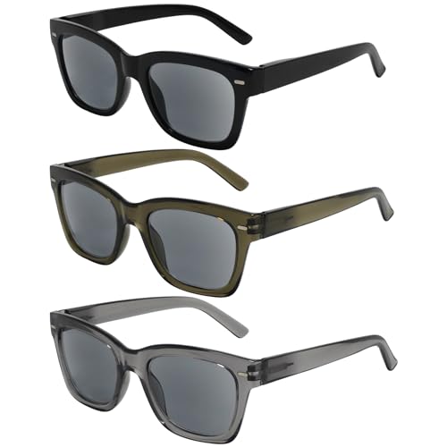 Oversized Reading Sunglasses for Men, Square Reader Sunglasses Men Chunky Reading Sun Glasses2