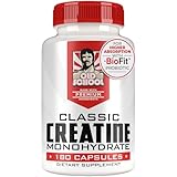 Old School Labs 5000mg Creatine Monohydrate Capsules With BioFit™ (Max Strength) Supports Muscle Growth & Recovery, Performance, Cognitive Health - Creatine Pills for Men & Women, Made in USA 180 Caps
