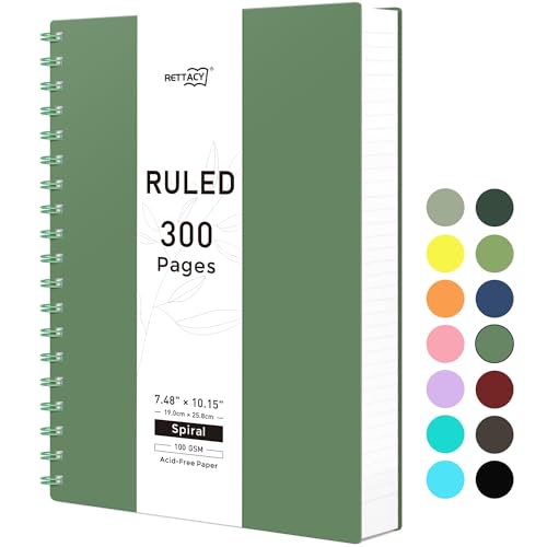 Carnet à spirale B5 pour organiser vos projets professionnels et notes de bureau