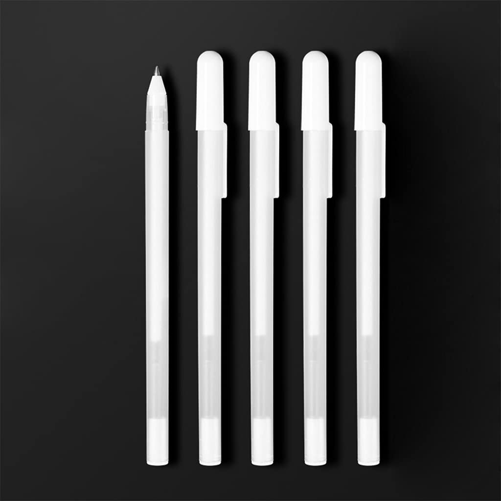 U-K 5 Pieces White Gel Pens White Highlighter 0 8Mm Gel Pen White Drawing Highlights Artist White Gel — view 2
