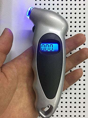 Medidor digital de pressão de pneu Lizhoumil, 150 PSI, 4 configurações, retroiluminado, LCD, portáti