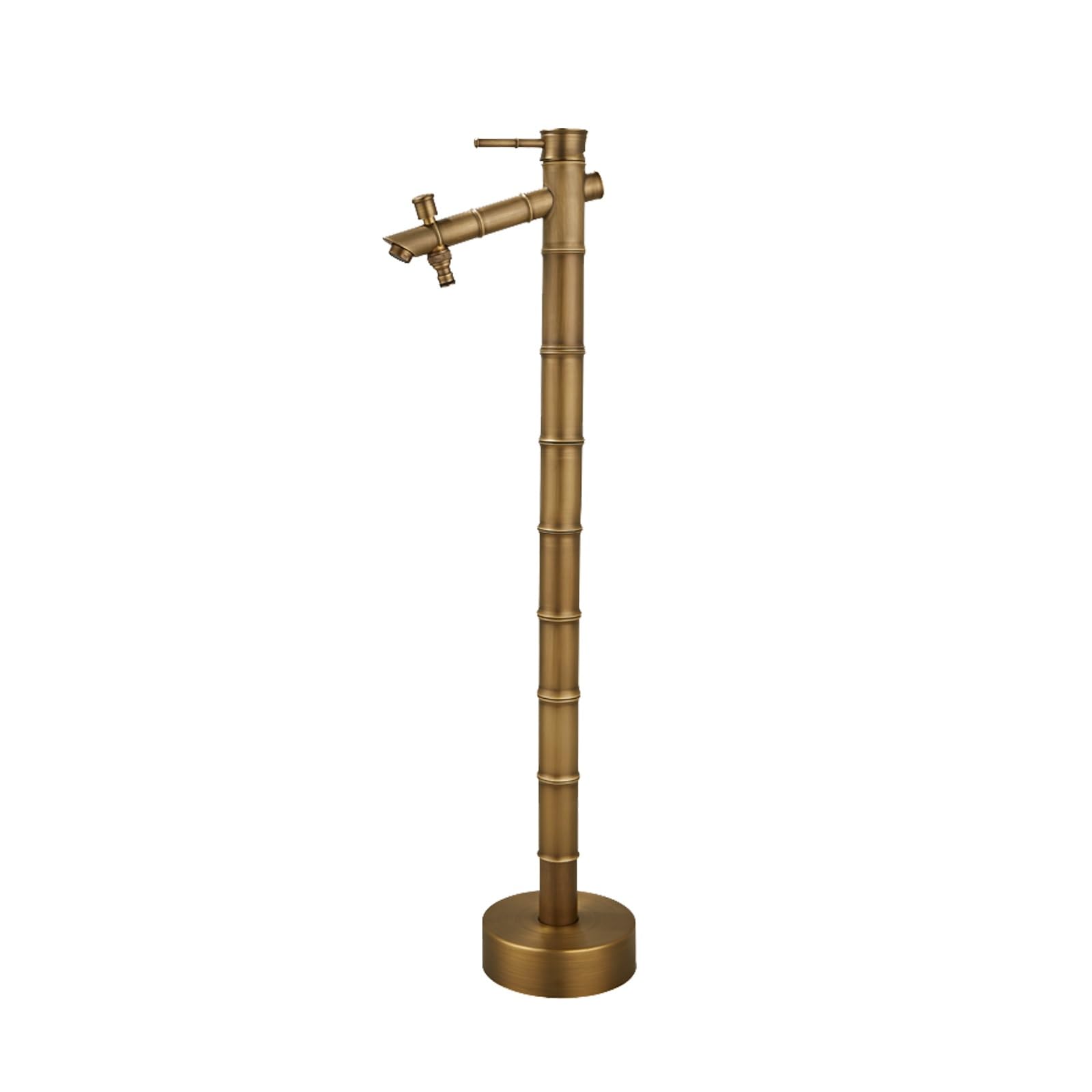 Colonne d'eau de jardin amovible grand modèle en cuivre robuste pour arrosage de cour