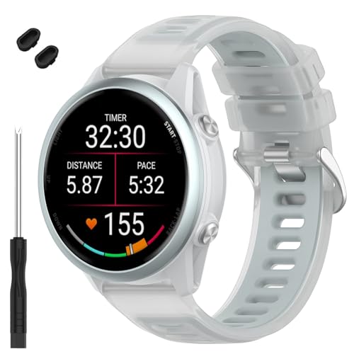 Bracelet Garmin Forerunner 570 en silicone souple idéal pour le sport et le bureau
