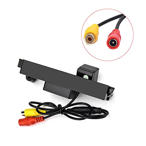 Image of Vlicevrn Vehicle Car Rear View Camera Dynamic Trajectory Tracks Line Backup Parking Camera for Toyota RAV4 XA30 / Toyota Vanguard XA30 2005~2012 (Spare Wheel On Door) (Fisheye Dynamic)