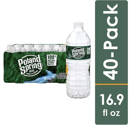 Poland Spring Bottled Water, 40 Count