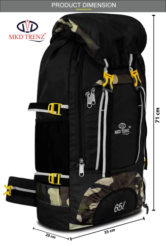 MKD TRENZ 65 L Stylish Wanderlust Waterproof Hiking/Trekking Bag