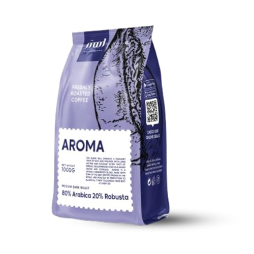 Mood Espresso - Aroma Roasted Coffee Beans 1000g Rich & Aromatic Flavor