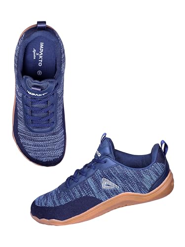 Image of Impakto Barefoot Rooted Wide feet Shoes for Men | Lightweight Running & Training Shoes with Soft Sole & Superior Grip | Running, Jogging Regular Gym Shoes for Men