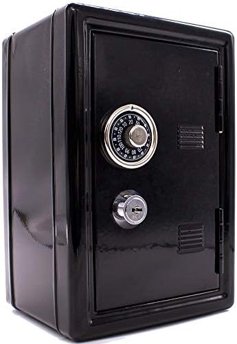 Mini Cofre mecânico Preto Segredo Chaves Dinheiro Joias GT445-B -...