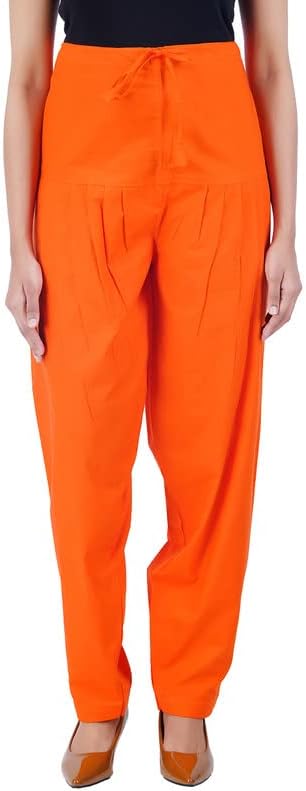Happy BunnySalwar Pant - Fine Cotton - Ethnic Colours for Women - Trendy Trouser- for Office and All Day with Draw String Comfort