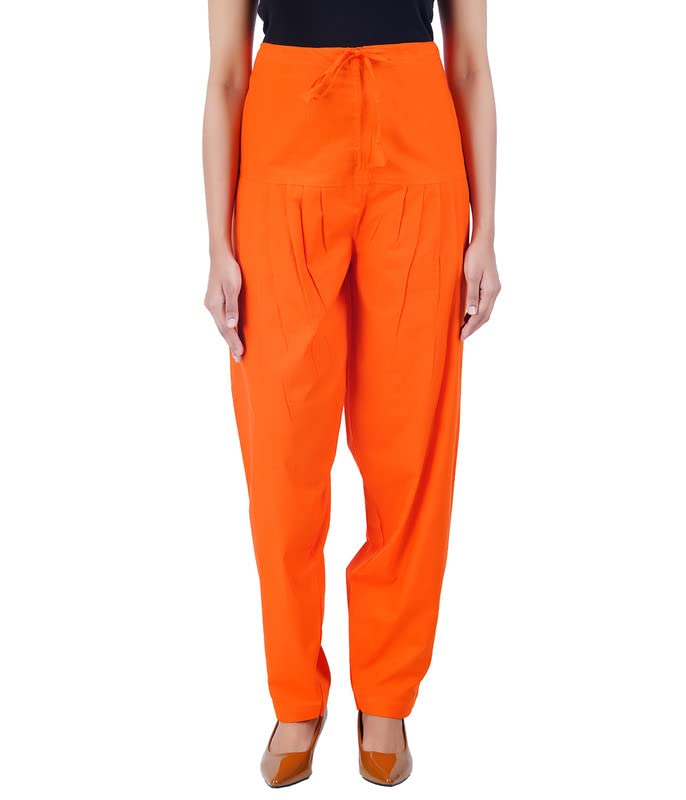 Happy BunnySalwar Pant - Fine Cotton - Ethnic Colours for Women - Trendy Trouser- for Office and All Day with Draw String Comfort