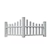 New England Arbors Country Corner Picket
