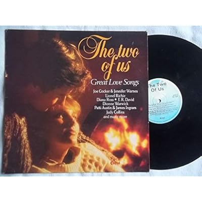 THE TWO OF US. 16 GREAT LOVE SONGS. 1983 K-TEL VINYL LP. NE 1222