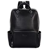BOSTANTEN Laptop Backpack for Women 15.6 inch Computer Genuine Leather Backpack Purses College...