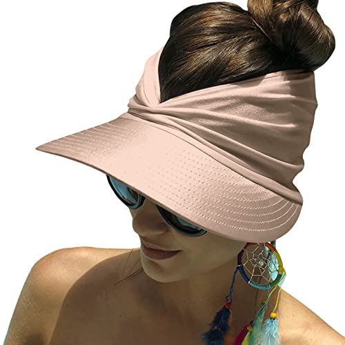 Miniatura 4 de Baynetin Visera Mujer, Anti Uv Gorra, Plegable Sombrero De Playa, Deportiva Protección Uv, Duplica Protección De Piel, Sombrero De Sol Para Juego, Deportivas Para Exteriores Rosa