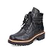 Produktbild Rieker Damen Biker Boots 72603, Frauen Stiefeletten,Stiefel,Bootee,Booties,halbstiefel,Kurzstiefel,uebergangsschuhe,schwarz (00),40 EU / 6.5 UK