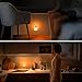Briignite Motion Sensor Night Light Orange, [2 Pack] Night Lights Plug into Wall, Auto On/Off Motion Activation Nightlight, Energy-Saving 0.6W LED Amber Night Light, Ideal for Kids, Bedroom, Bathroom