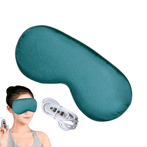 Almohadilla de Calor para Ojos, Máscara de Ojos Caliente con 3 Niveles de Calor, Máscara Relajante con Bloqueo de Luz, Viajes, Sueño y Relajación