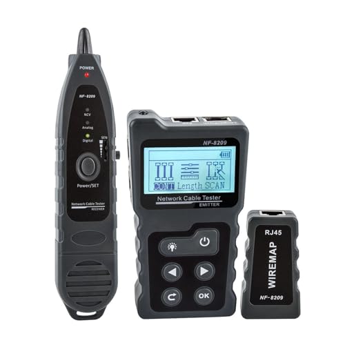 NF-8209 RJ45 �P�[�u���g���b�J�[ POE �l�b�g���[�N ���C���[�P�[�u���e�X�^�[ �l�b�g���[�N�e�X�g�c�[�� �P�[�u���X�L���� ���C���[�}�b�v UTP �e�X�^�[