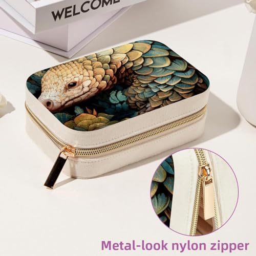 Boîte à bijoux Pangolin spacieuse pour bagues et colliers - 7