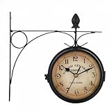 【Idée cadeau】 : cette horloge murale suspendue peut être un cadeau idéal pour les amis ou lors d'une pendaison de crémaillère et de fêtes.