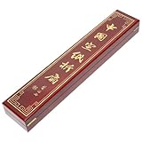 VILLCASE Folding Fan Storage Box Wooden Keepsake Organizer Multi-Use Chinese Style Small Fan Holder Decorative Retro Storage for Home Office