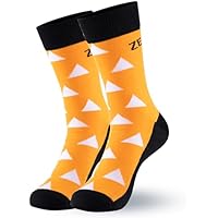 Satdflie Demon Slayer Calcetines de algodón Agatsuma Zenitsu