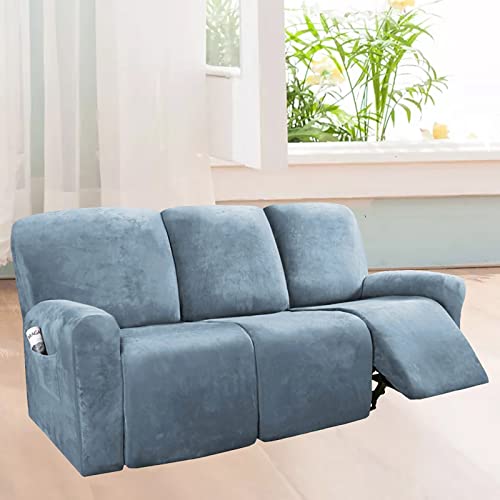 Cubiertas de sillones para reclinable elásticas perfectas para salones familiares 2