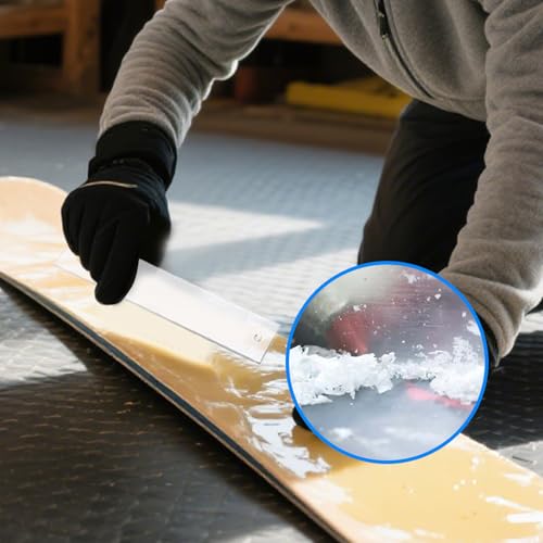YNPQTDS Raspador de Cera para Snowboard, Limpiador de Tablas de Surf, raspador de Cera acrílica para Snowboard, monopatín, Tabla de Surf, Skimboard, al Aire Libre, Viajes - imagen 7