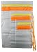 SE TP126-3 Set of 3 Waterproof Plastic Pouches with Hook & Loop Closure