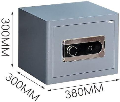 Home Smart Safe with Fingerprint Password Lock Bedside Office Hotel Security for Valuables Storage(Style 1)