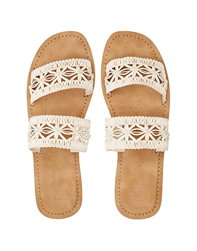 Roxy Dafni Womens Sandal Wht-White 10 #TOP7
