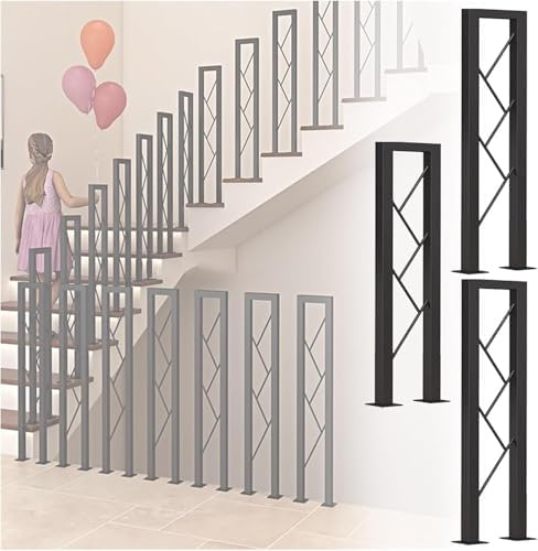 Rampe d'escalier en U d'extérieur pour sécuriser l'accès au jardin en hiver