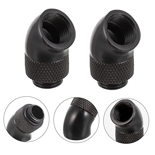 Lurrose 2piezas Giratorio De Accesorio Para Refrigeración Líquida Kit De Adaptadores - imagen 3