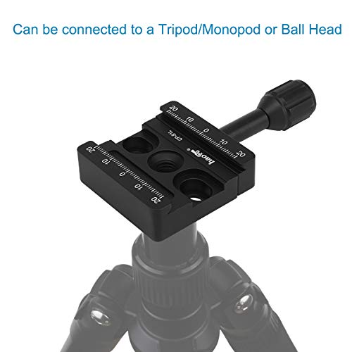 Haoge CP-51L 50mm Screw Knob Quick Release Clamp Adapter Mount with Long Arm for Quick Release QR Plate Camera Tripod Ballhead Monopod Ball Head Fit Arca Swiss - Image 6