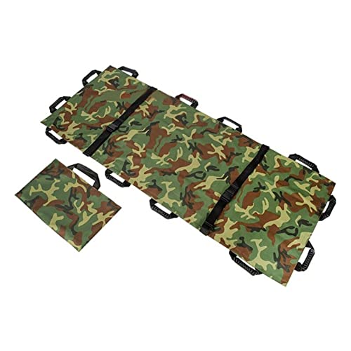 Civière pliable portable souple à 12 poignées pour transport d'urgence