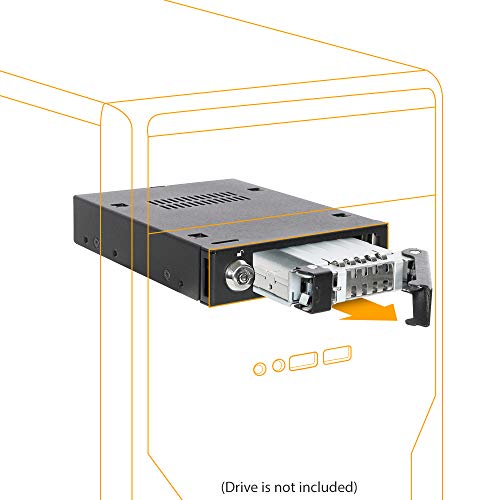 Icy Dock Rugged Full Metal 2.5” Sata Hdd & Ssd Mobile Rack For External 3.5" Drive Bay | Tougharmor Mb991Sk-B #TOP1