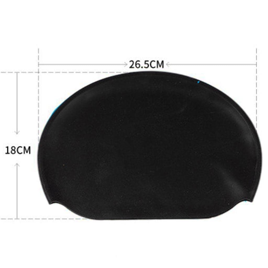 Funda impermeable para casco de bicicleta, protección contra la lluvia, color amarillo, 18 x 26,5 cm