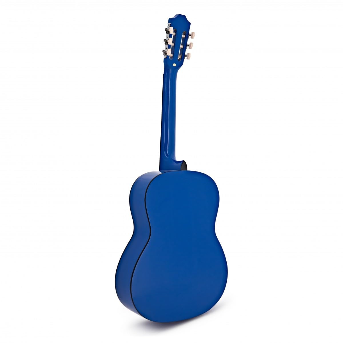 Pacchetto chitarra classica, Dark Blue, Gear4music | Include Custodia, Accordatore e Corde Aggiuntive, Corpo in Laminato Durevole, Tono Ricco e Incoraggiante